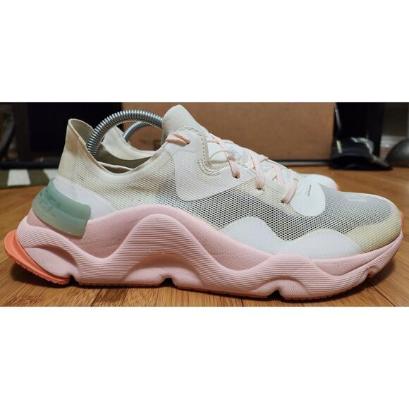 Sorel KINETIC RNEGD FLOAT Sneakers Women's Shoes Size 10.5 CHALK / ERASER PINK - Picture 2 of 11